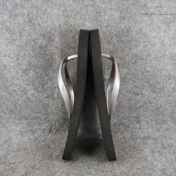 Old Navy Shoes Kids 3 Sandals Flip Flops Summer Beach Casual Slip On Gray Thongs - Picture 7 of 8